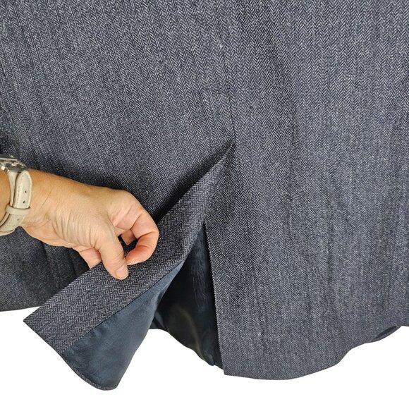 Brooks Brothers Lambswool/Alpaca Herringbone Blazer 42R Gray Quiet Luxury USA - Picture 14 of 15